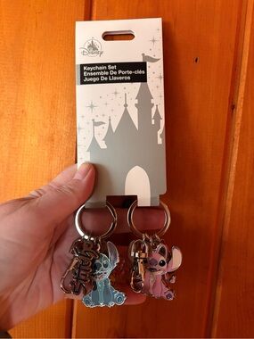 Disney Lilo & Stitch Keychain Set - with Angel
